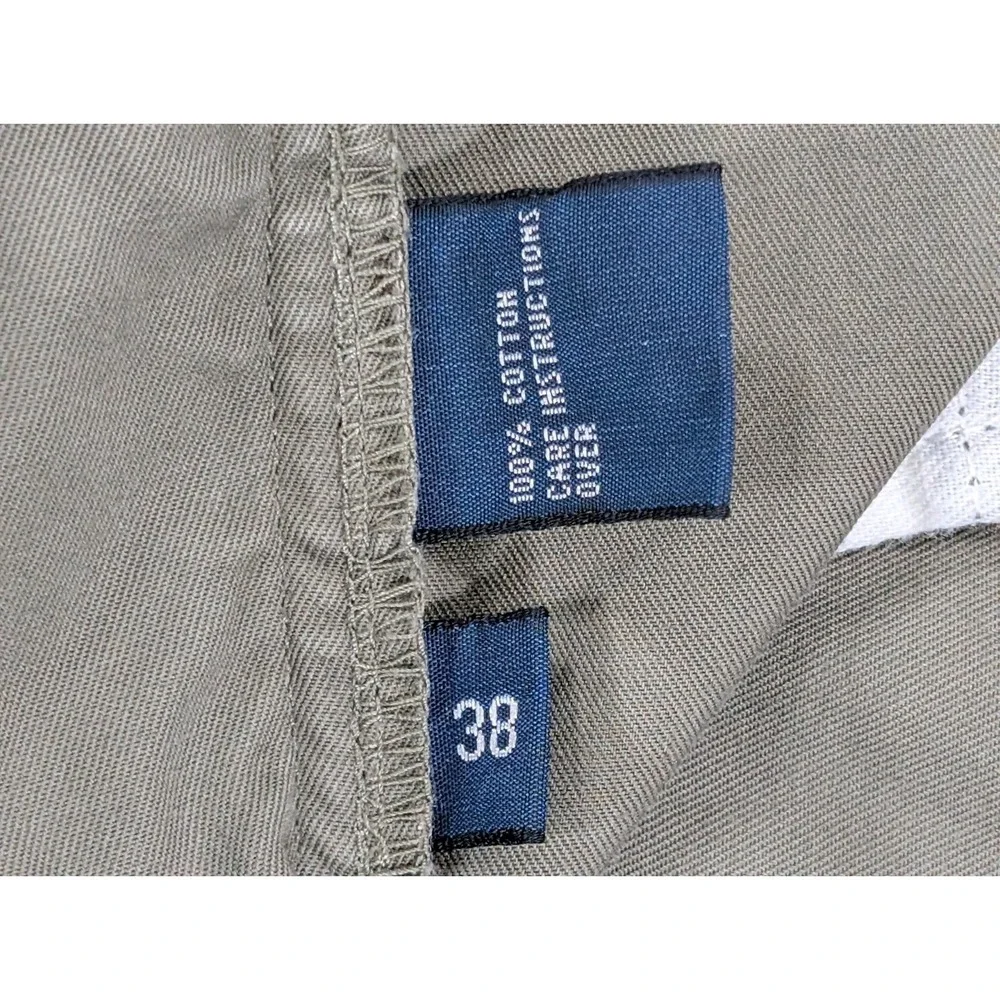 Vintage 90s Polo Ralph Lauren Tyler Shorts Mens 38 Olive Green Pleated Chino 9